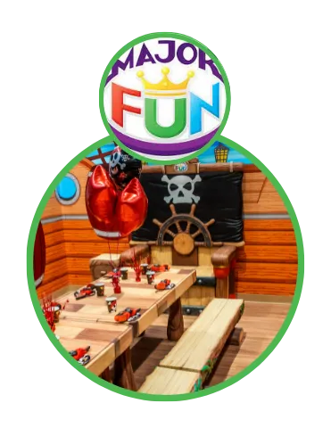 Major Fun - Sydney's Best Indoor Playcentres - Western Sydney - Northern Beaches - Pirate Package - illustration bfd10a20-6c63-4dd0-8a48-552f28ffe34e